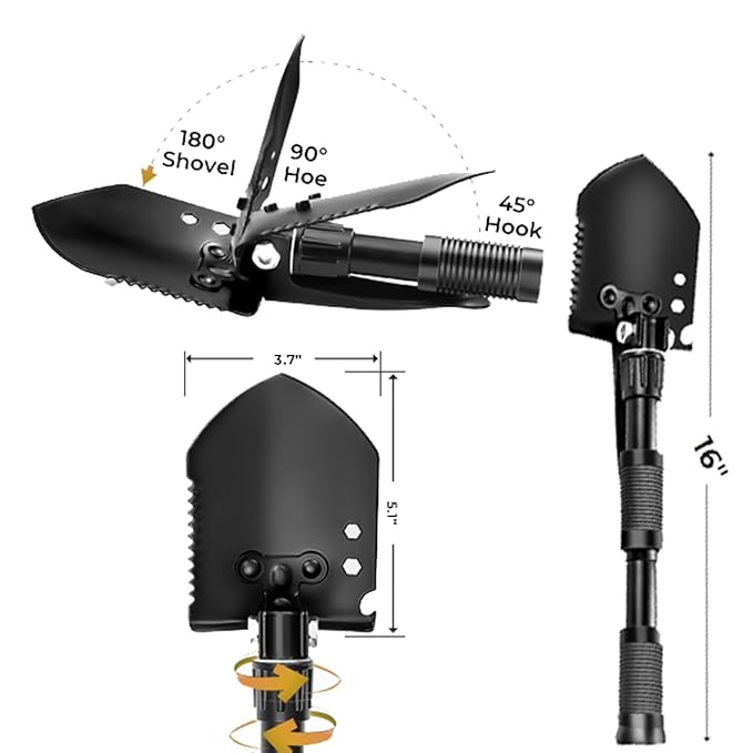 Trenchxio™ 9-in-1 Mini Foldable Showel